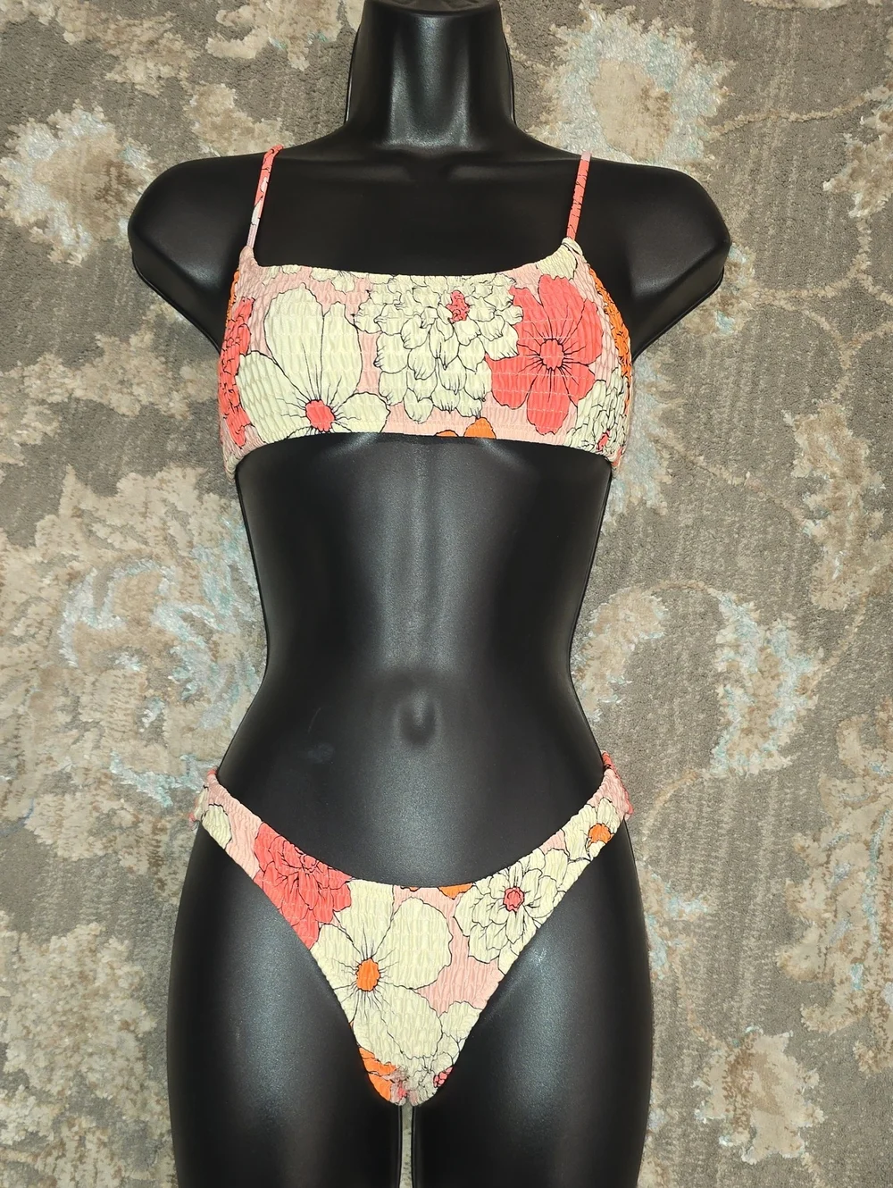 triangl swimwear Pink & White Floral Bikini Set